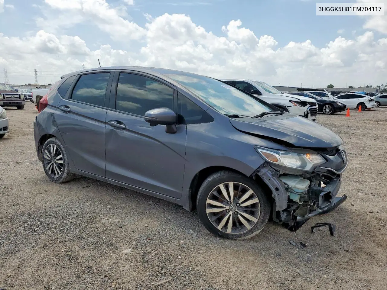 2015 Honda Fit Ex VIN: 3HGGK5H81FM704117 Lot: 64452725