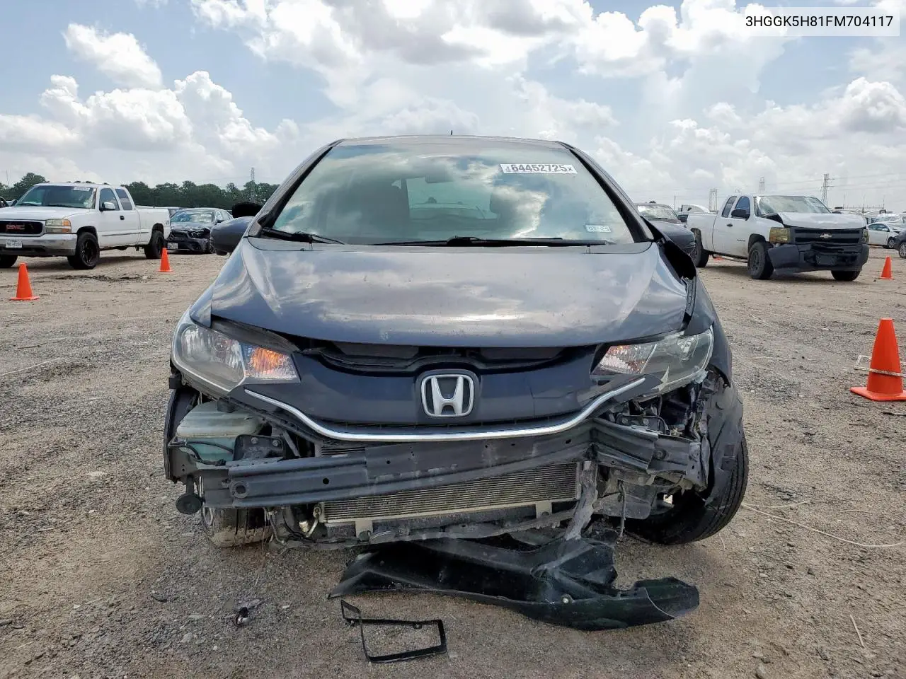 2015 Honda Fit Ex VIN: 3HGGK5H81FM704117 Lot: 64452725