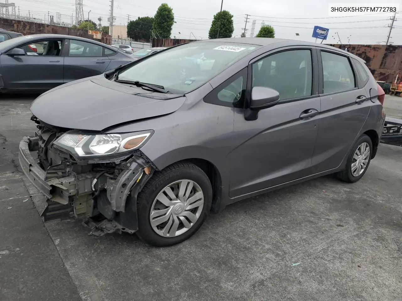 2015 Honda Fit Lx VIN: 3HGGK5H57FM772783 Lot: 64514445
