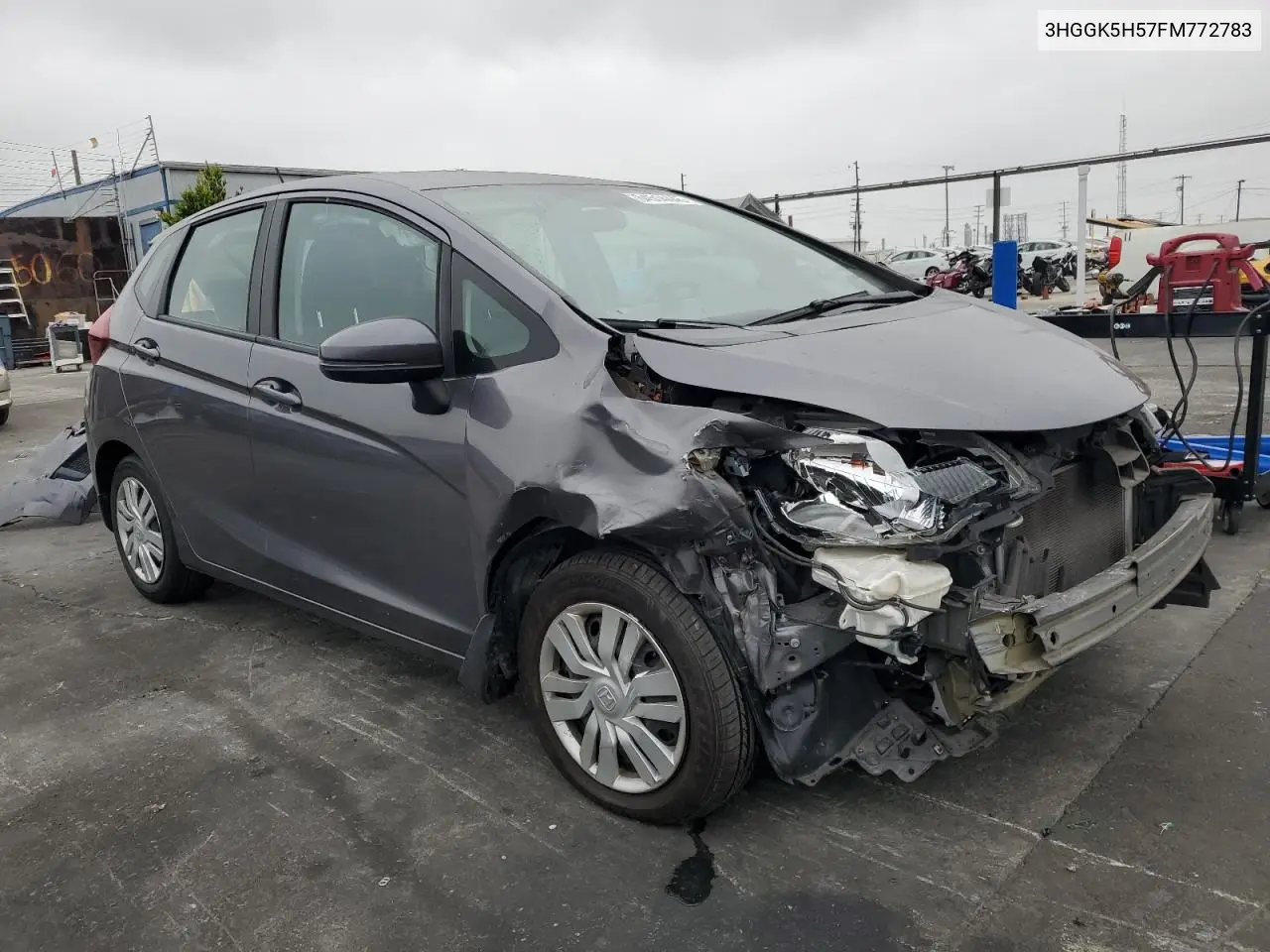 2015 Honda Fit Lx VIN: 3HGGK5H57FM772783 Lot: 64514445