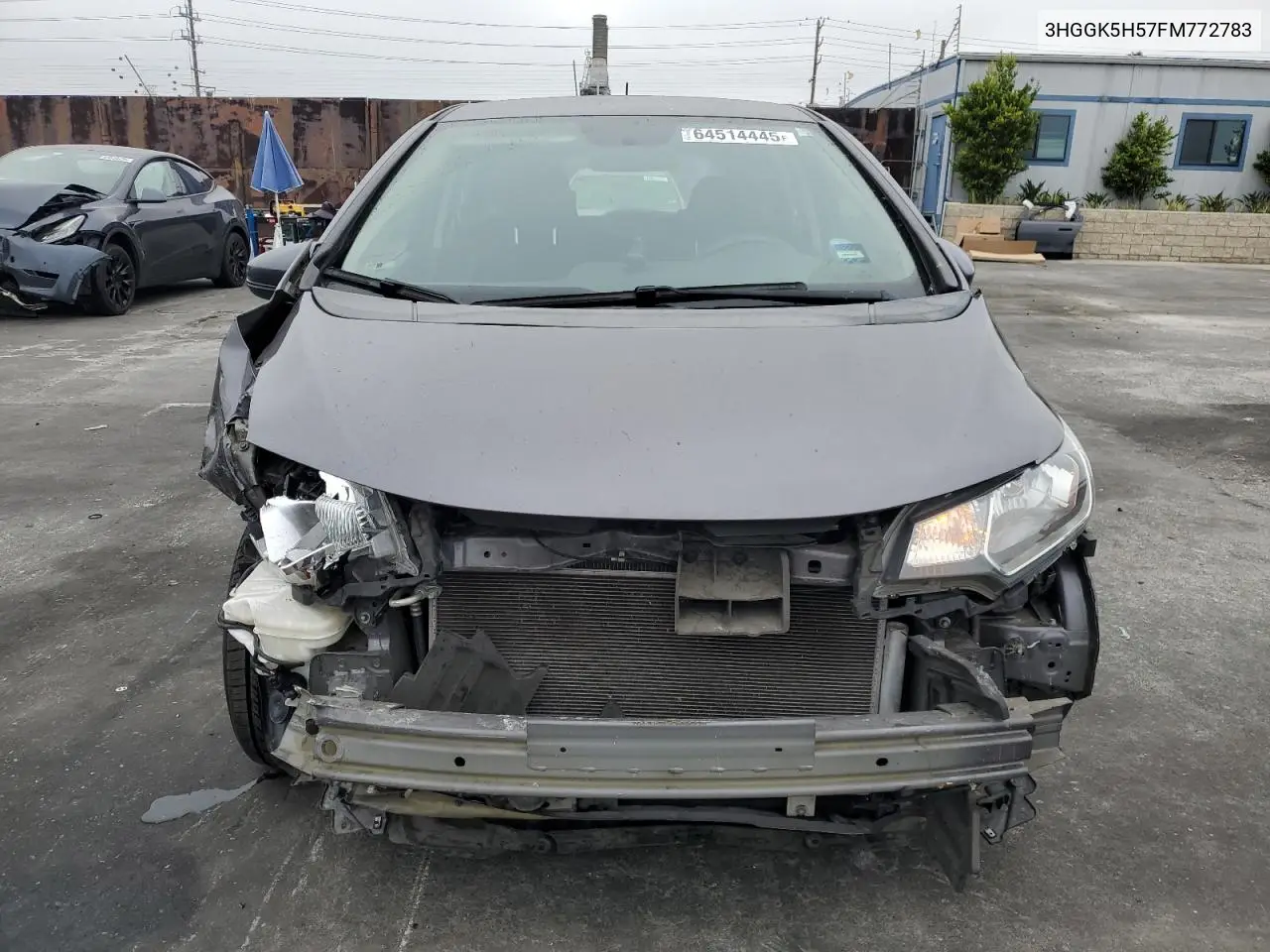 2015 Honda Fit Lx VIN: 3HGGK5H57FM772783 Lot: 64514445