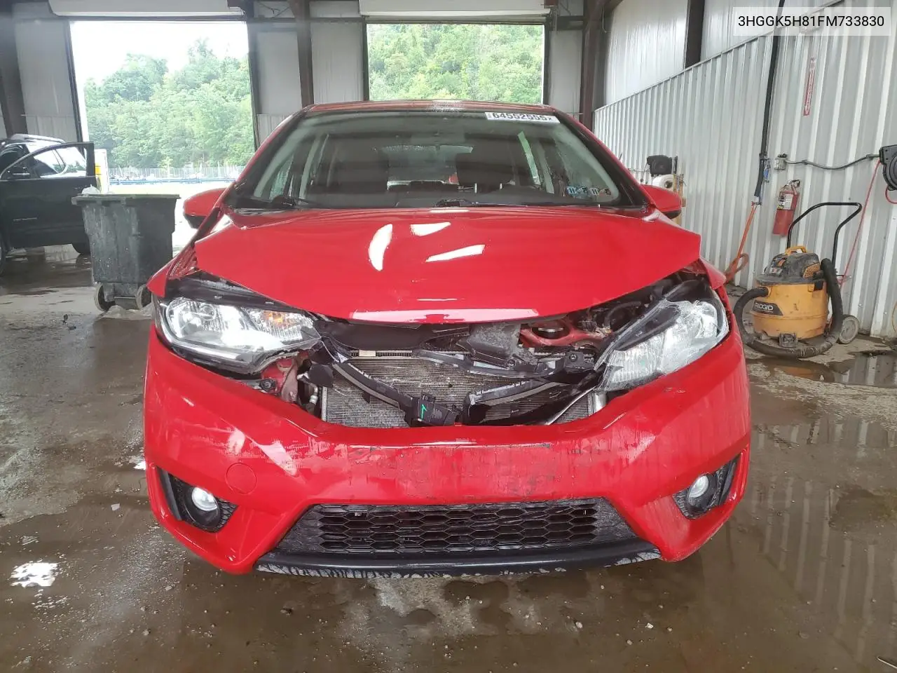2015 Honda Fit Ex VIN: 3HGGK5H81FM733830 Lot: 64552555