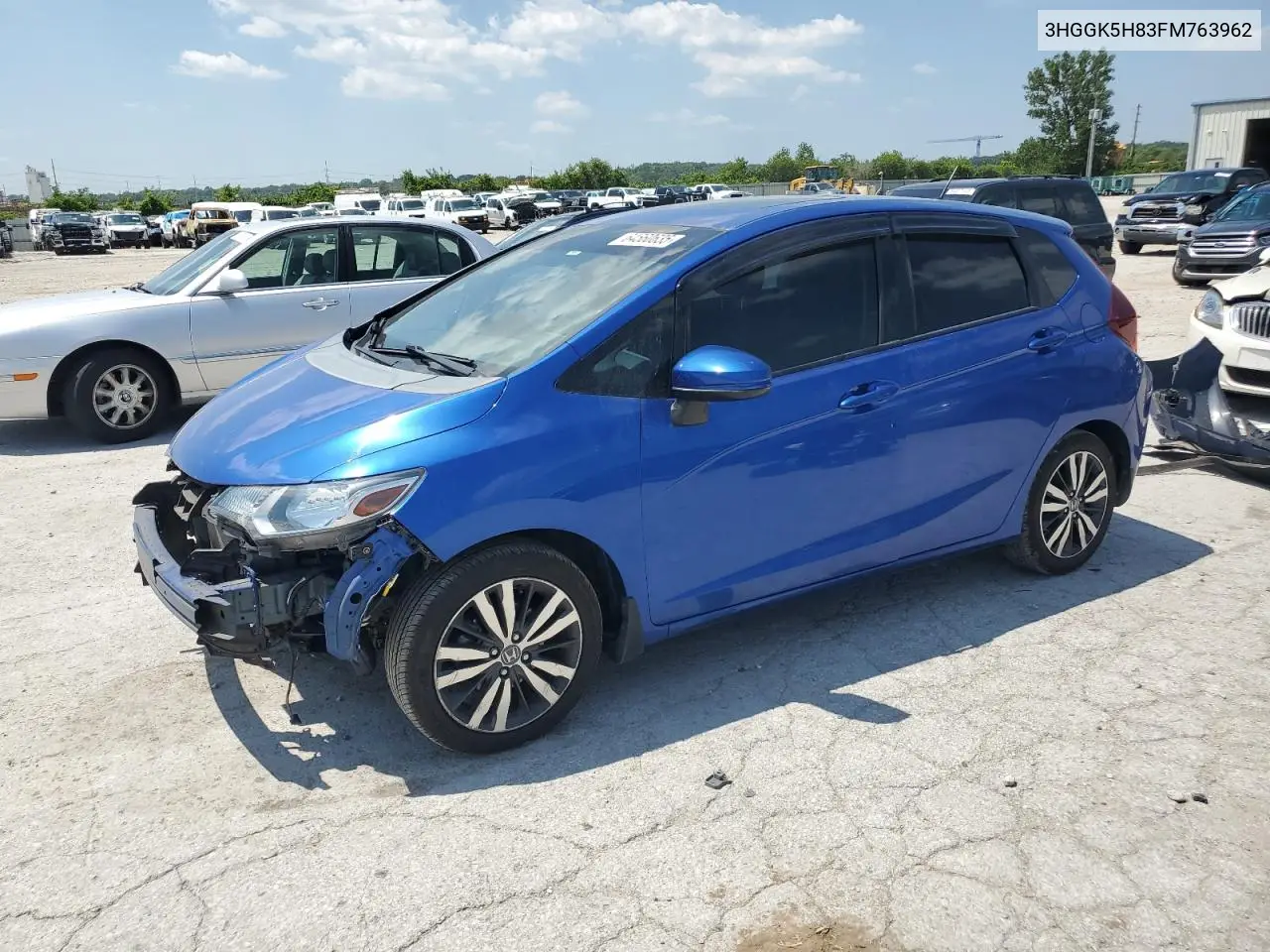 2015 Honda Fit Ex VIN: 3HGGK5H83FM763962 Lot: 64560635