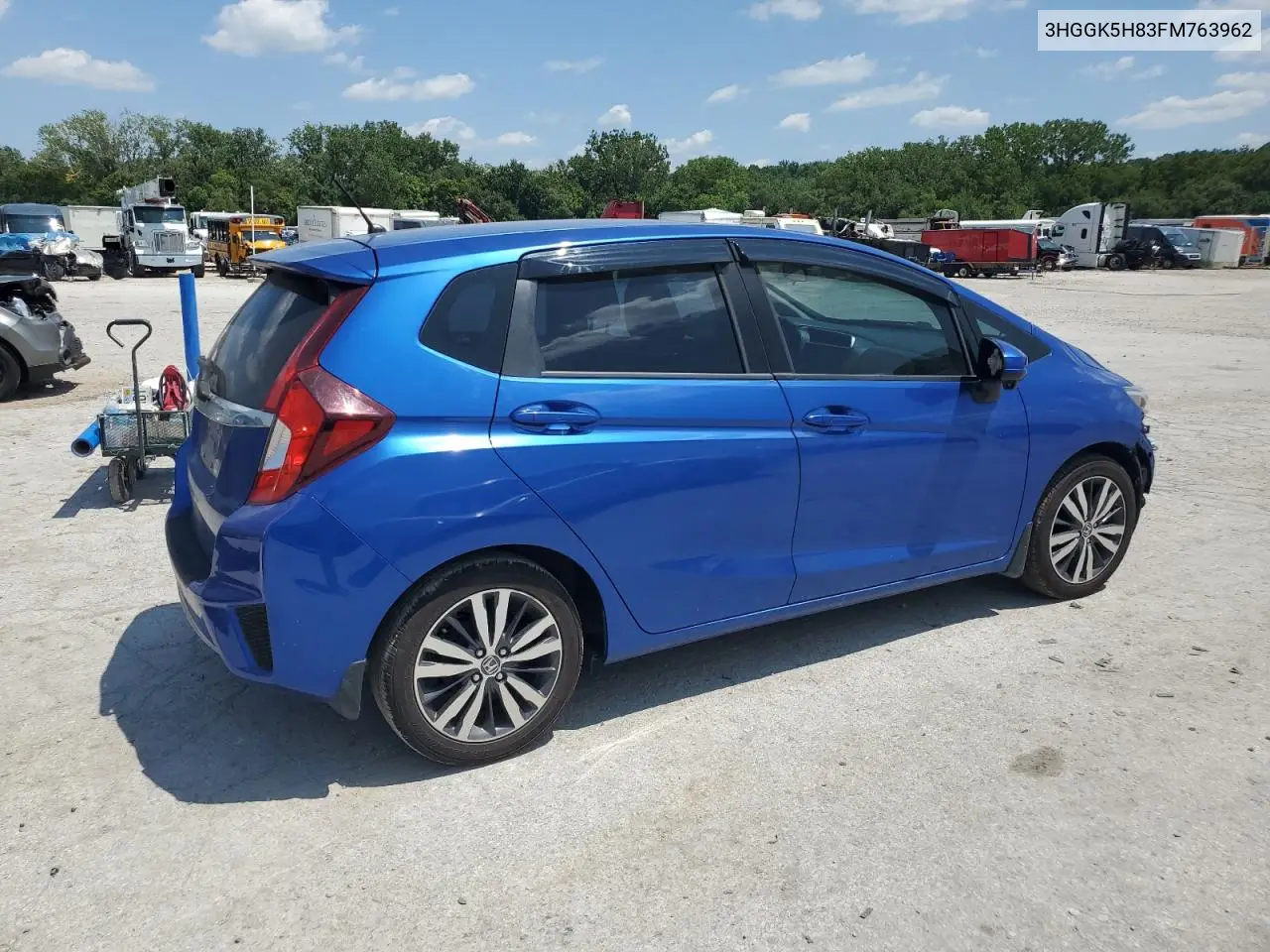 2015 Honda Fit Ex VIN: 3HGGK5H83FM763962 Lot: 64560635