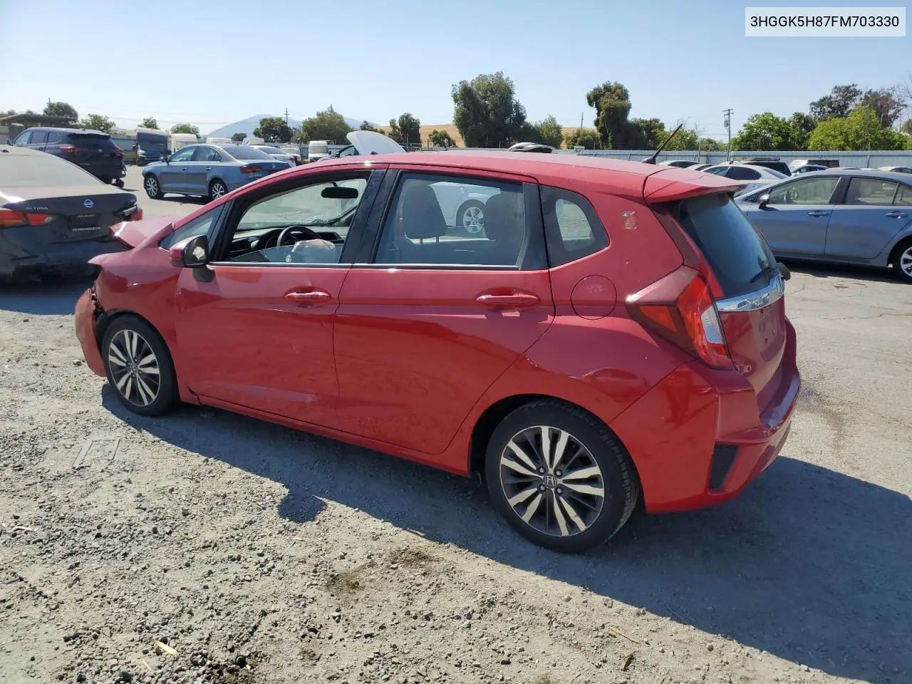 2015 Honda Fit Ex VIN: 3HGGK5H87FM703330 Lot: 64599045