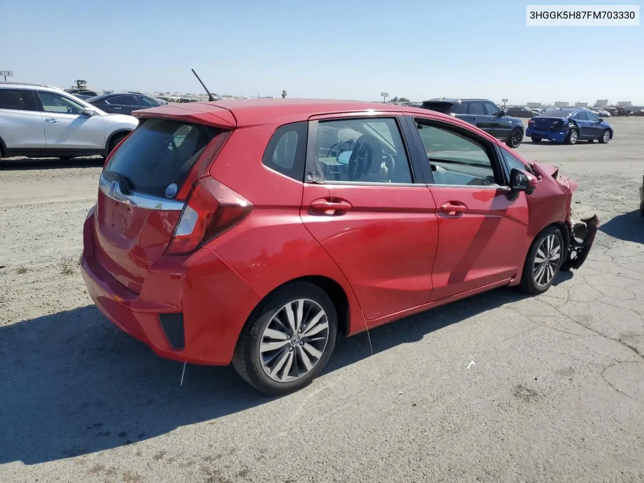 2015 Honda Fit Ex VIN: 3HGGK5H87FM703330 Lot: 64599045