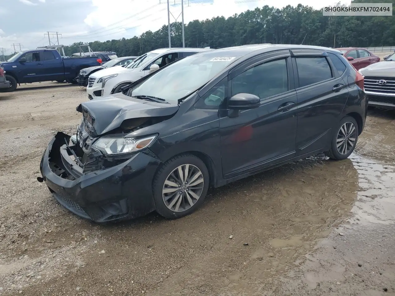 2015 Honda Fit Ex VIN: 3HGGK5H8XFM702494 Lot: 64740425