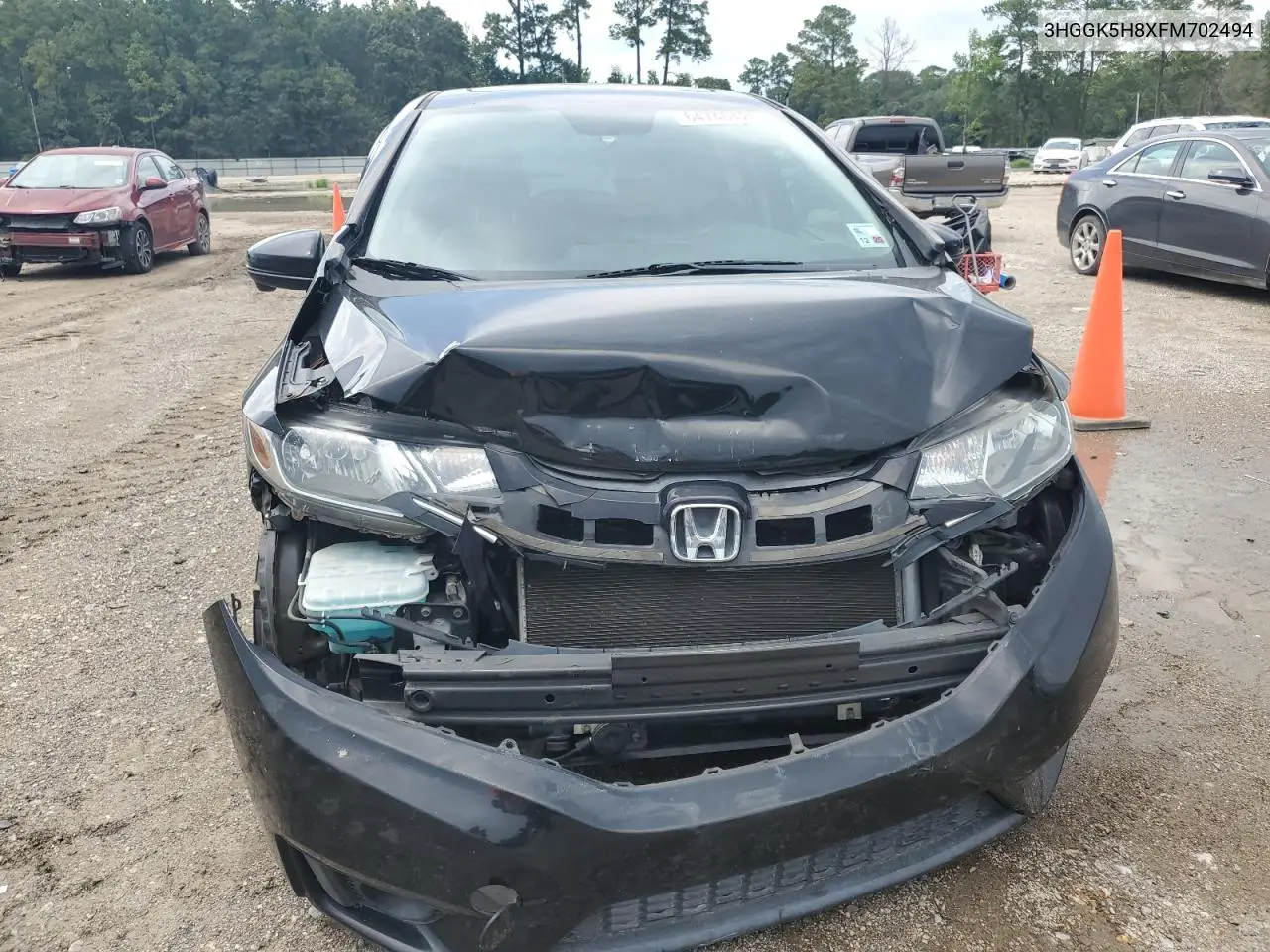 2015 Honda Fit Ex VIN: 3HGGK5H8XFM702494 Lot: 64740425