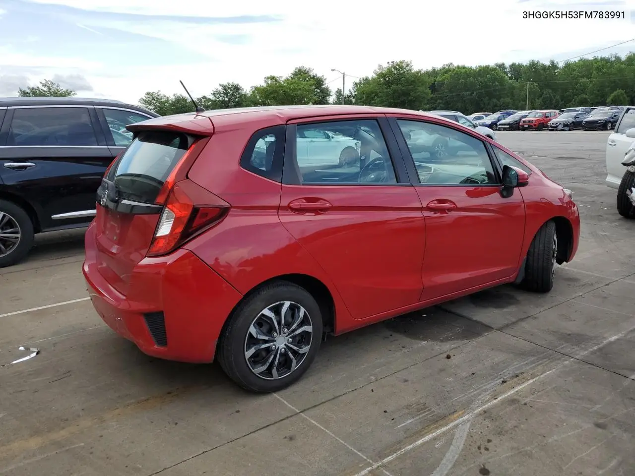 2015 Honda Fit Lx VIN: 3HGGK5H53FM783991 Lot: 64934685