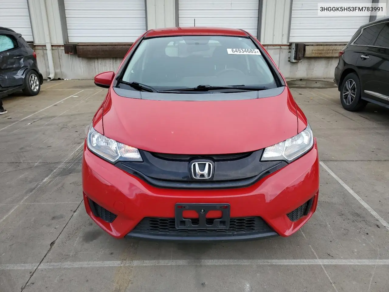 2015 Honda Fit Lx VIN: 3HGGK5H53FM783991 Lot: 64934685