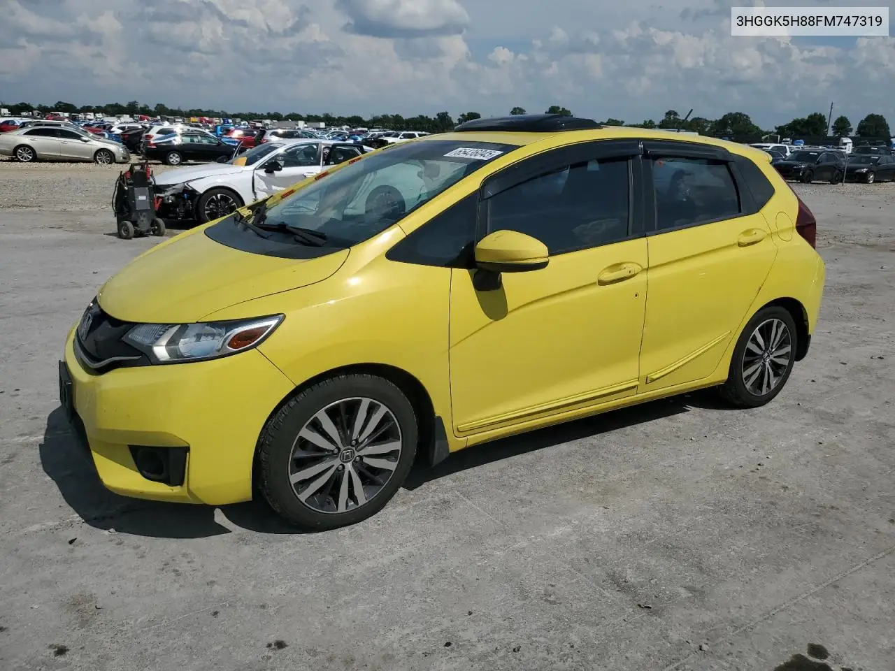 2015 Honda Fit Ex VIN: 3HGGK5H88FM747319 Lot: 65436045