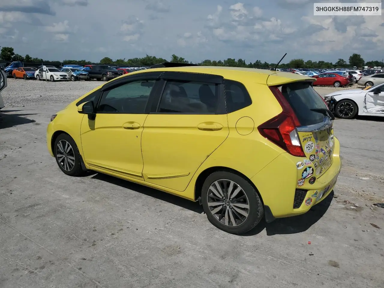 2015 Honda Fit Ex VIN: 3HGGK5H88FM747319 Lot: 65436045