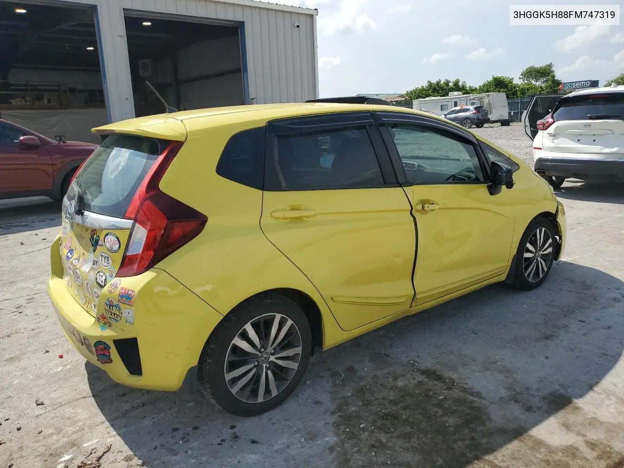 2015 Honda Fit Ex VIN: 3HGGK5H88FM747319 Lot: 65436045