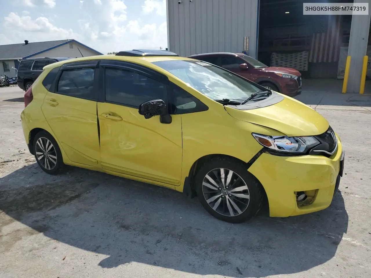 2015 Honda Fit Ex VIN: 3HGGK5H88FM747319 Lot: 65436045