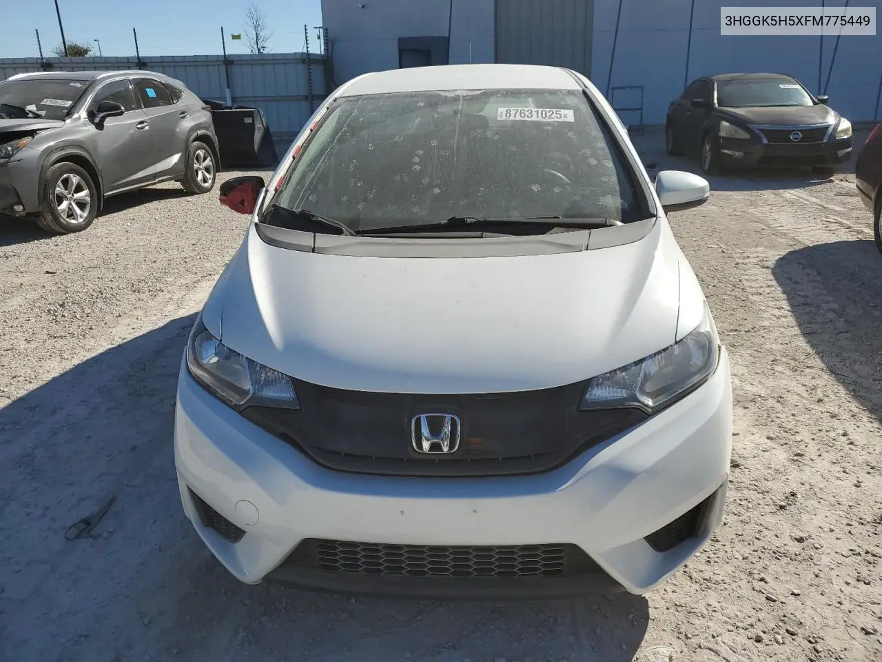 2015 Honda Fit Lx VIN: 3HGGK5H5XFM775449 Lot: 87631025