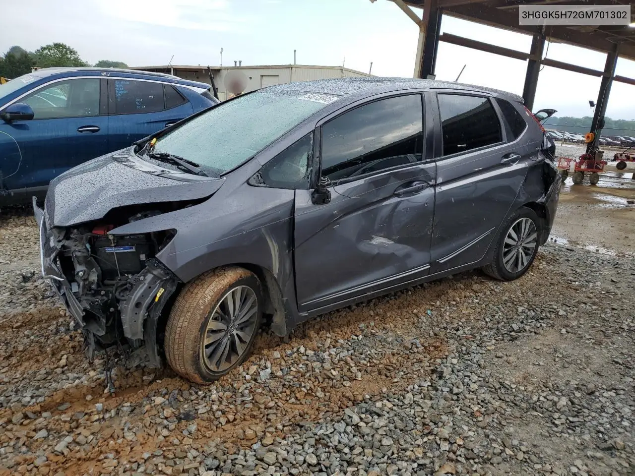 2016 Honda Fit Ex VIN: 3HGGK5H72GM701302 Lot: 54613845