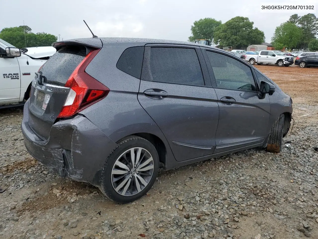 2016 Honda Fit Ex VIN: 3HGGK5H72GM701302 Lot: 54613845
