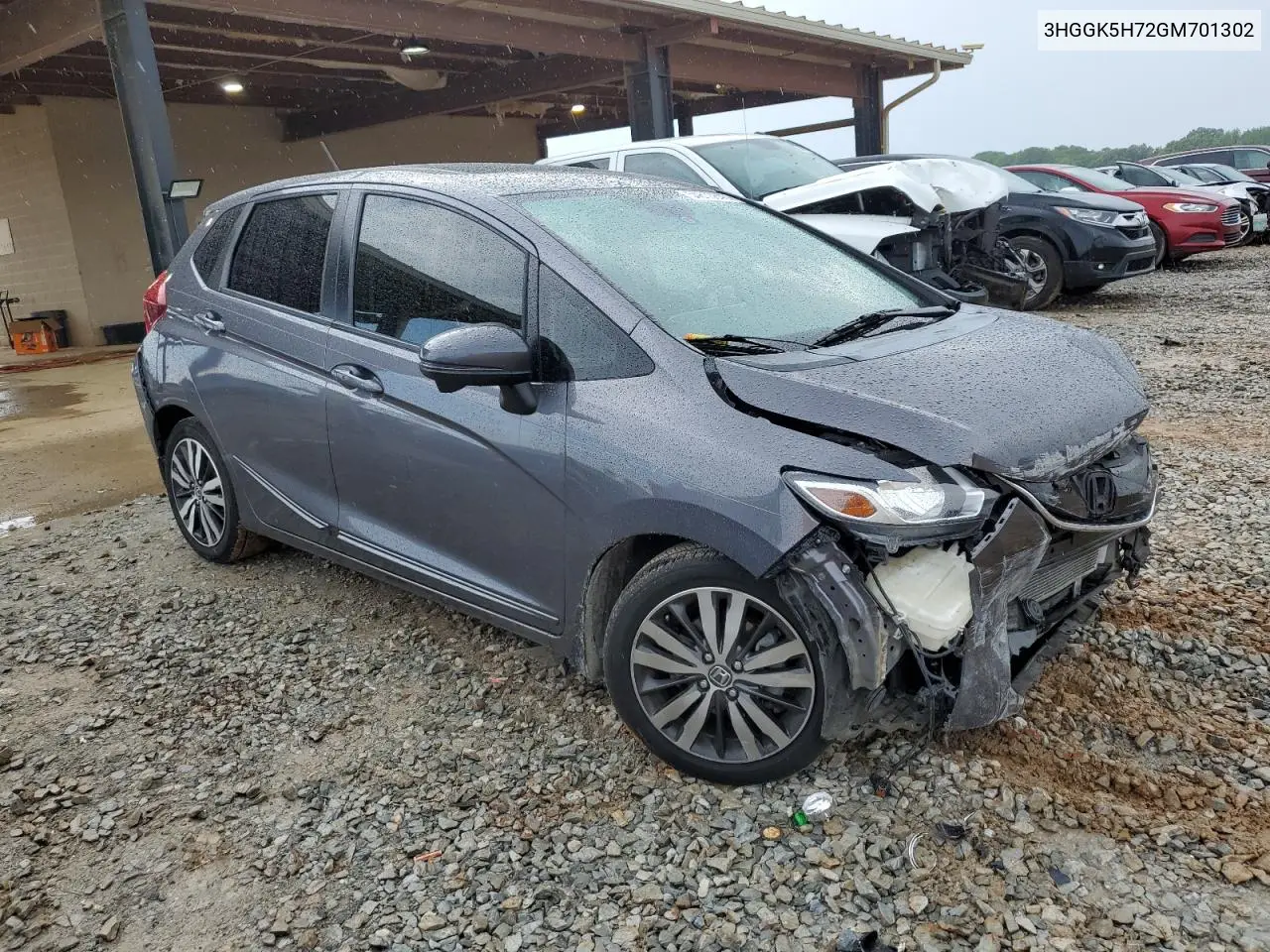 2016 Honda Fit Ex VIN: 3HGGK5H72GM701302 Lot: 54613845
