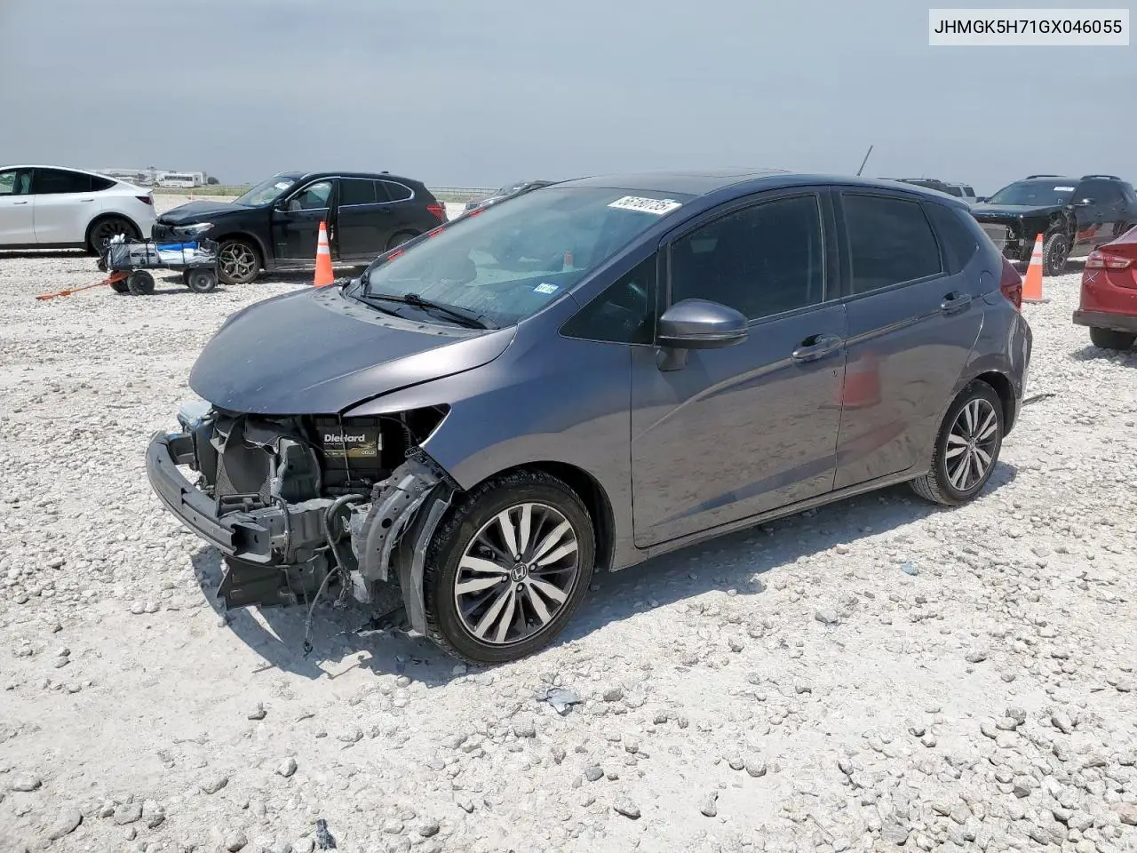 2016 Honda Fit Ex VIN: JHMGK5H71GX046055 Lot: 56180735