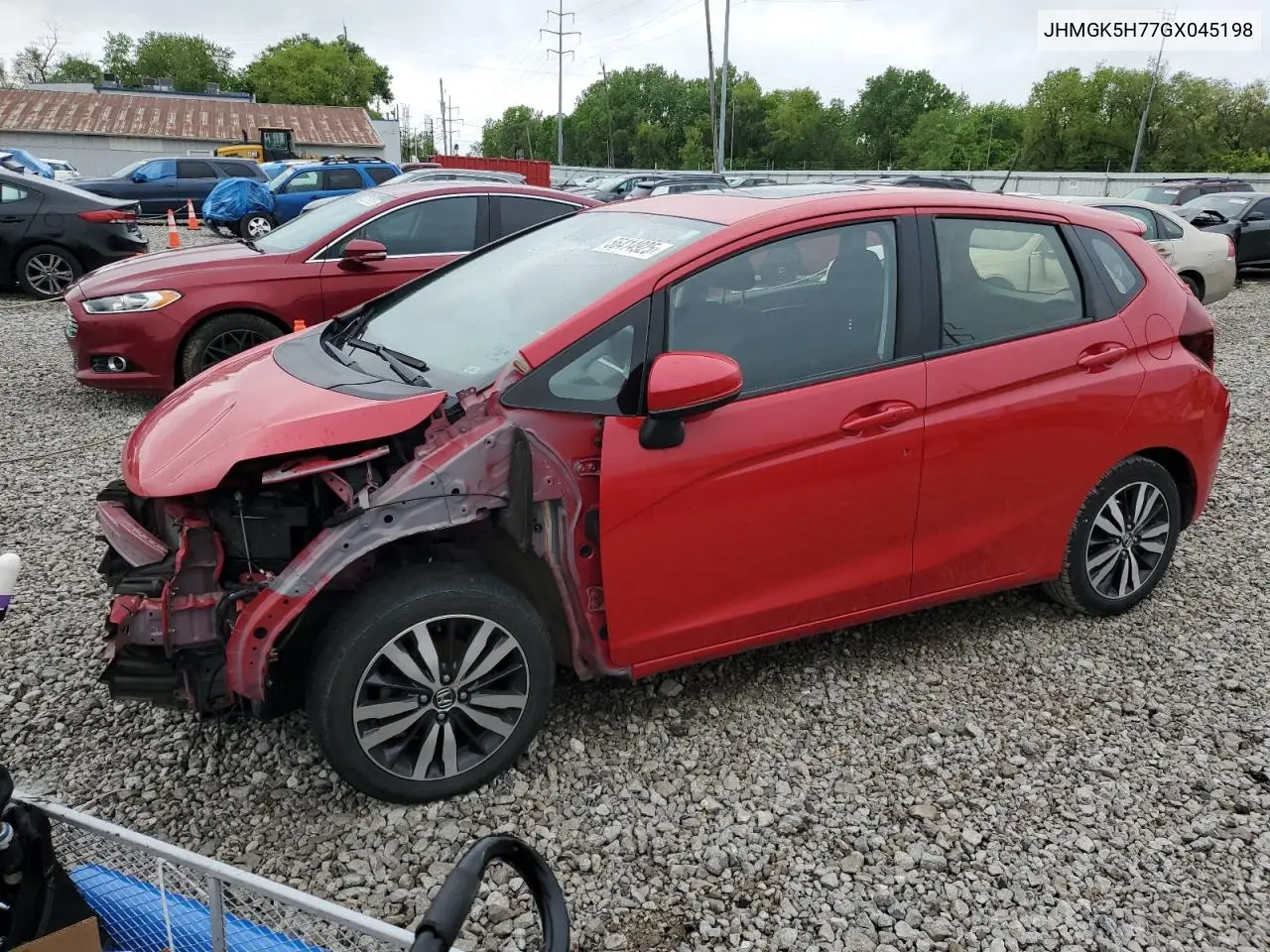 2016 Honda Fit Ex VIN: JHMGK5H77GX045198 Lot: 56414925