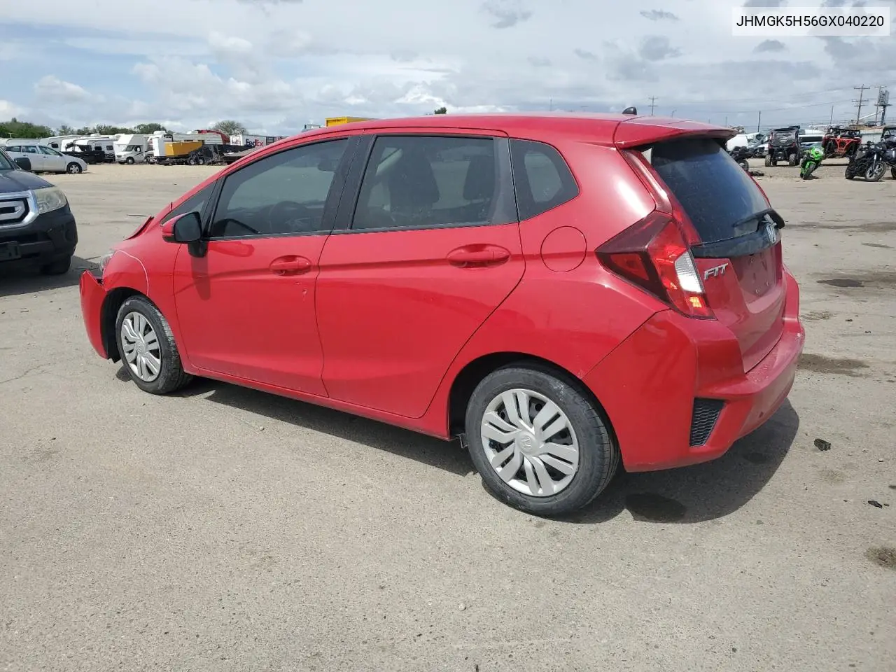 2016 Honda Fit Lx VIN: JHMGK5H56GX040220 Lot: 56584665