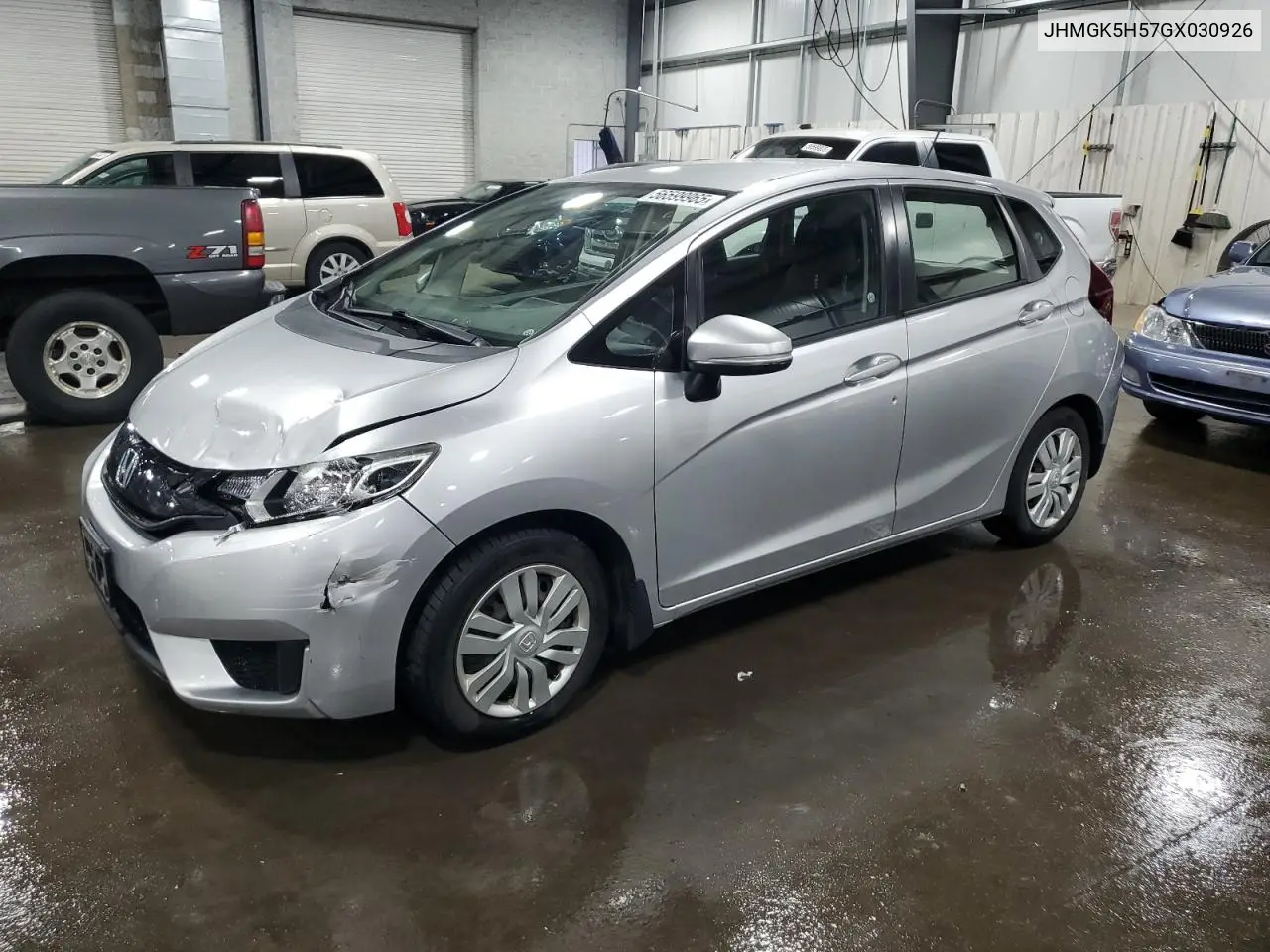 2016 Honda Fit Lx VIN: JHMGK5H57GX030926 Lot: 56599965