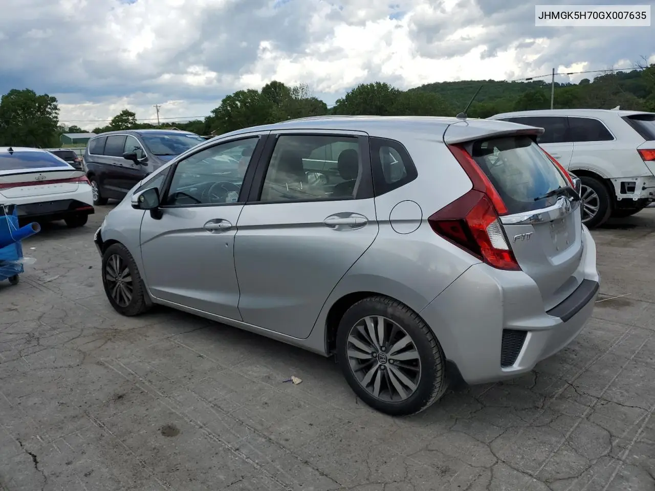 2016 Honda Fit Ex VIN: JHMGK5H70GX007635 Lot: 56768495