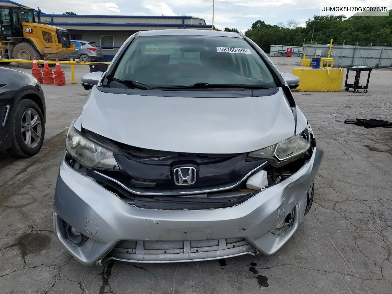 2016 Honda Fit Ex VIN: JHMGK5H70GX007635 Lot: 56768495