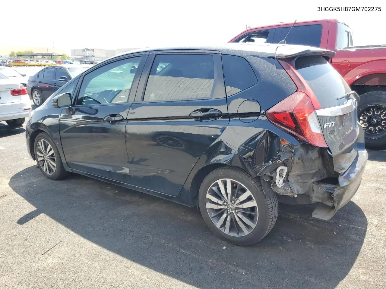 2016 Honda Fit Ex VIN: 3HGGK5H87GM702275 Lot: 62848385