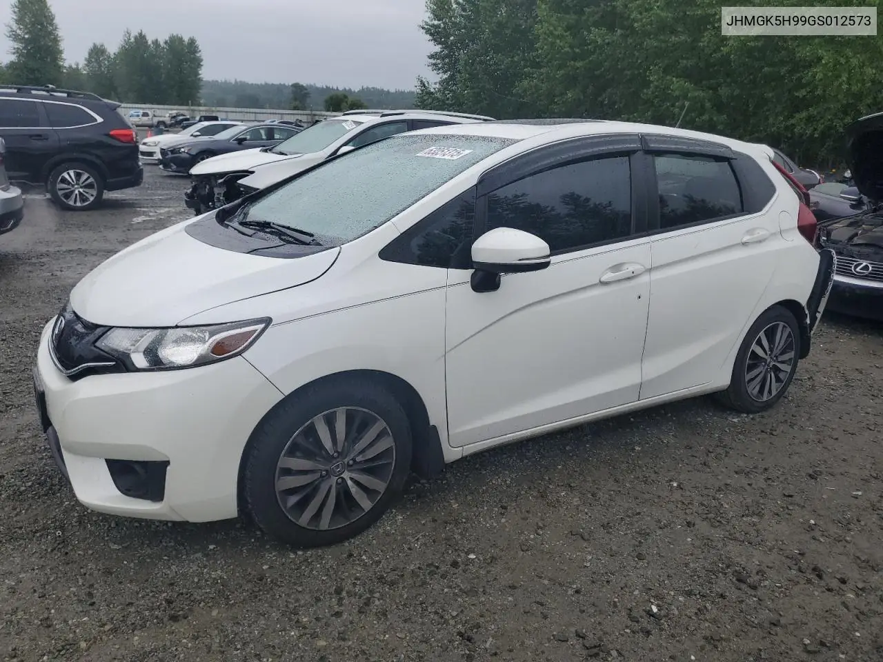 2016 Honda Fit Ex VIN: JHMGK5H99GS012573 Lot: 63051315