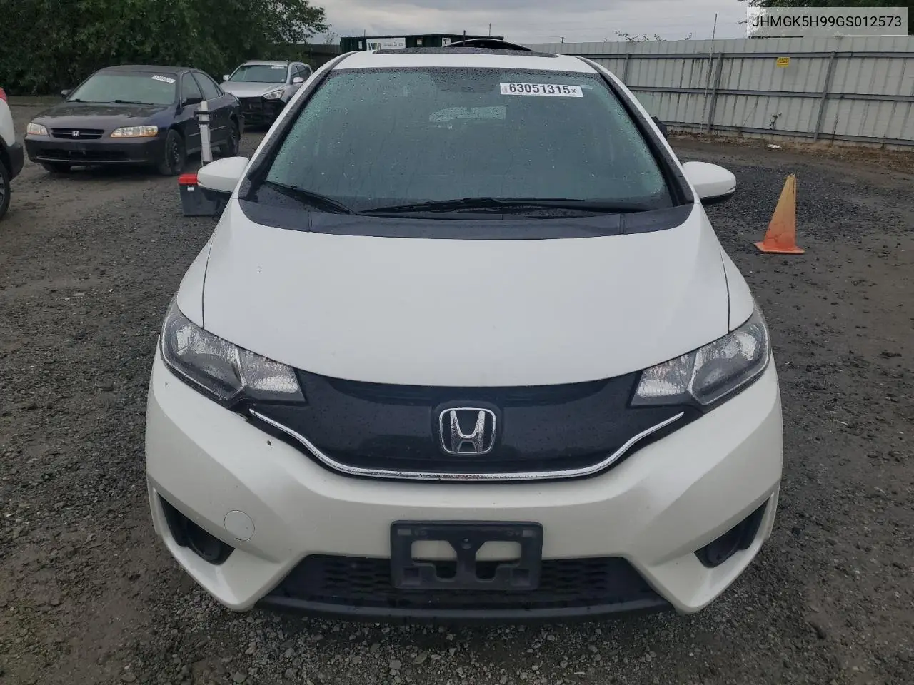 2016 Honda Fit Ex VIN: JHMGK5H99GS012573 Lot: 63051315