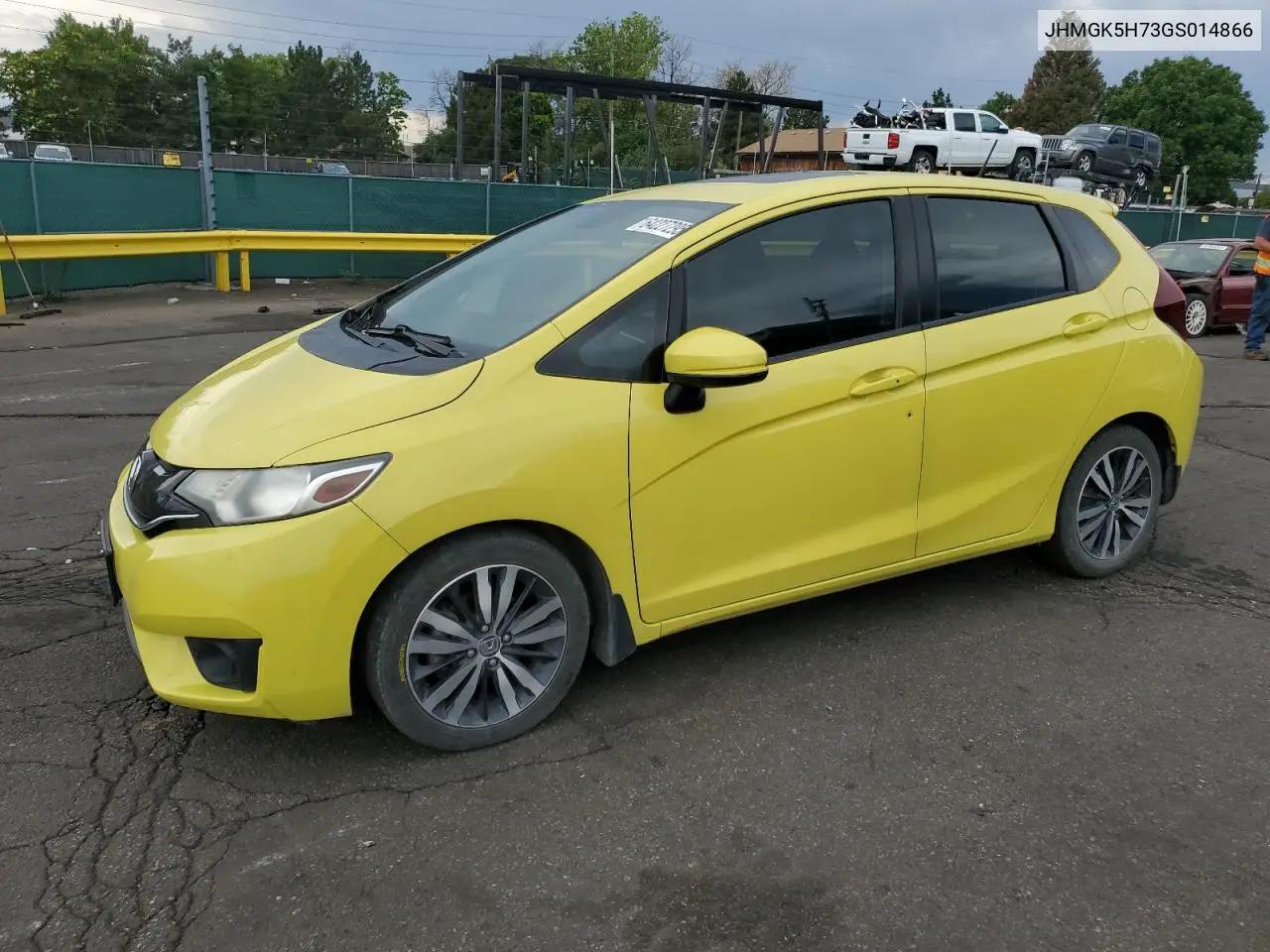 2016 Honda Fit Ex VIN: JHMGK5H73GS014866 Lot: 64227295