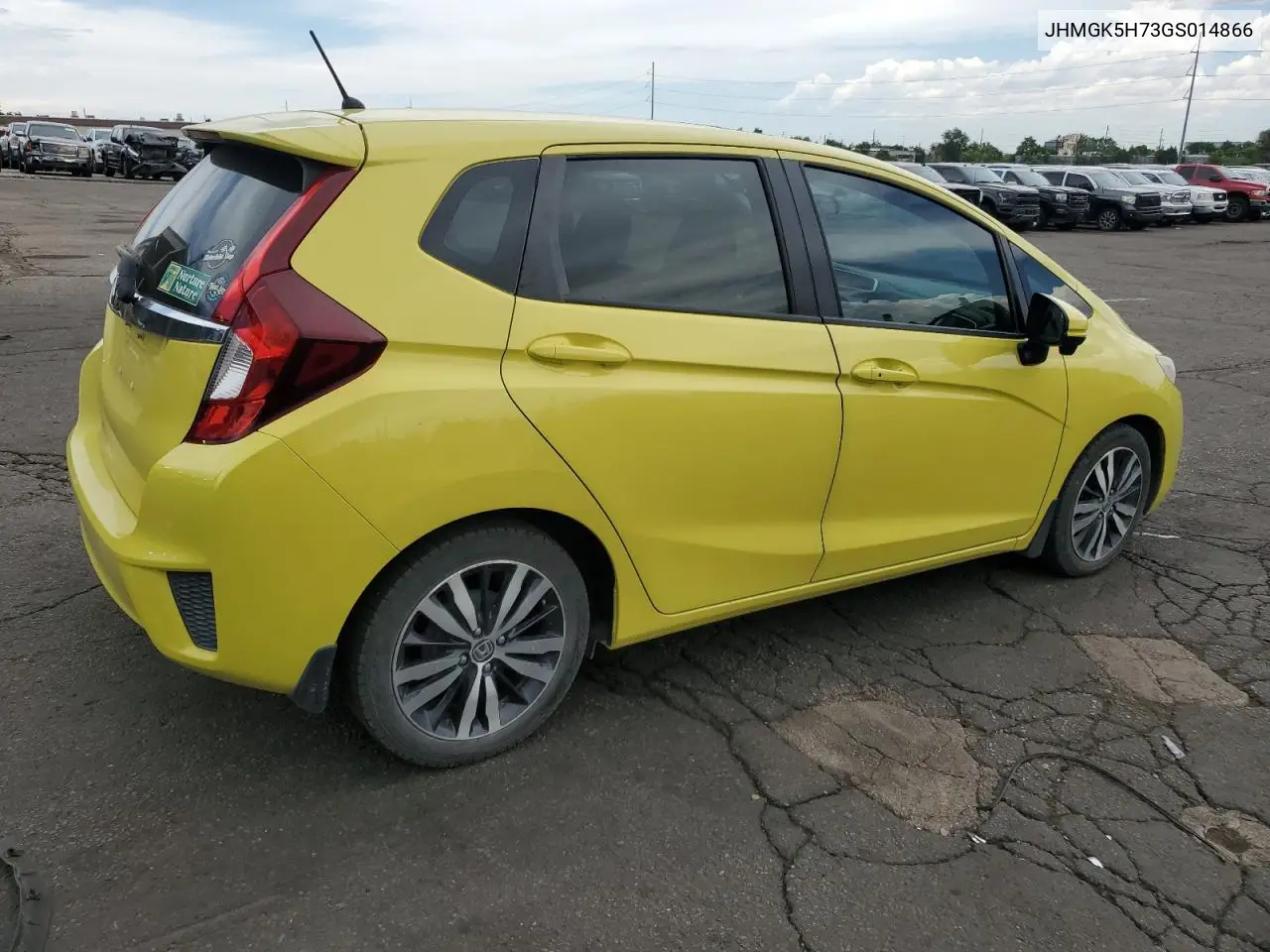 2016 Honda Fit Ex VIN: JHMGK5H73GS014866 Lot: 64227295