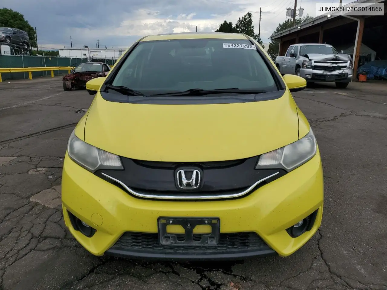 2016 Honda Fit Ex VIN: JHMGK5H73GS014866 Lot: 64227295