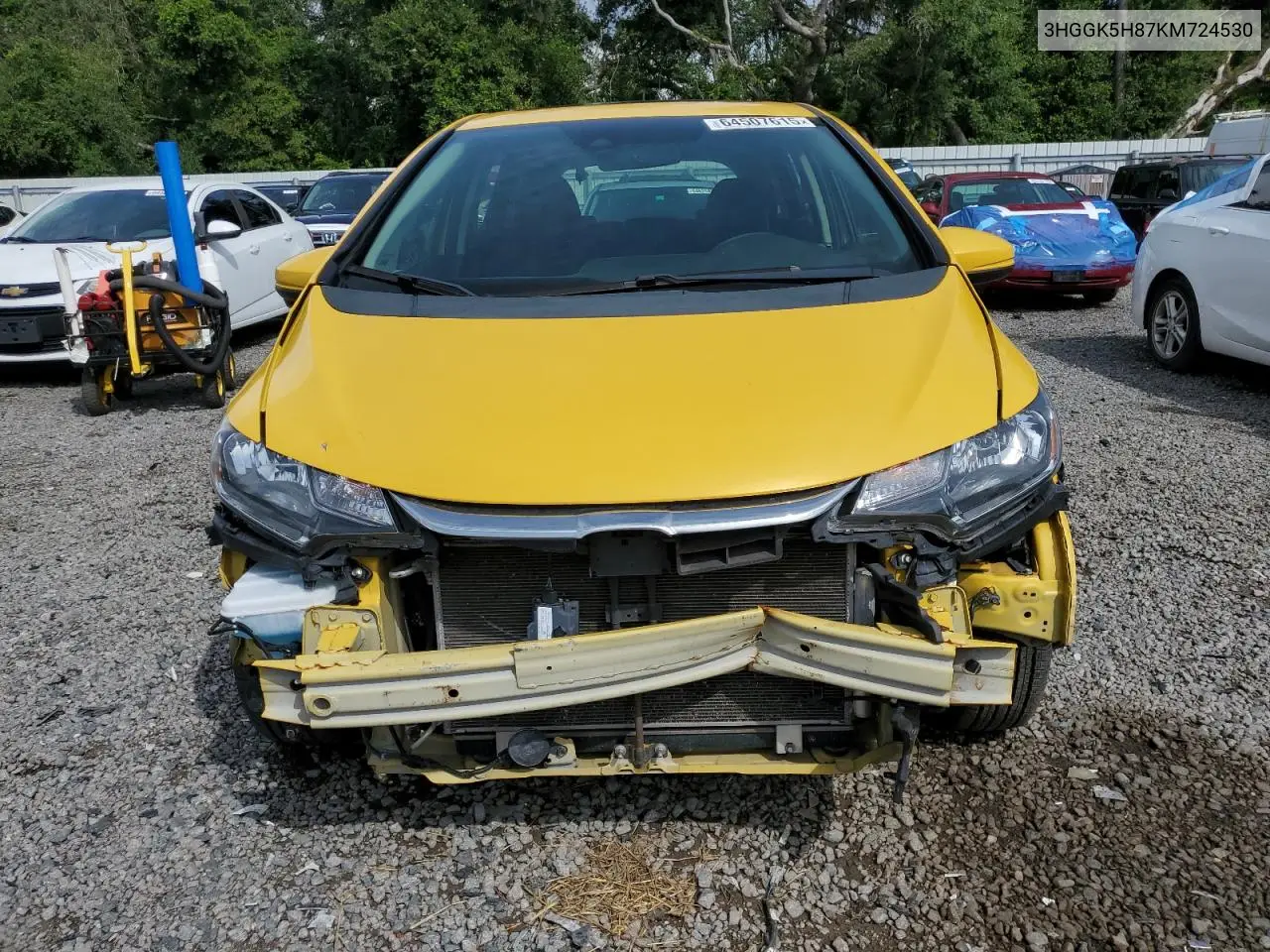 2016 Honda Fit Ex VIN: 3HGGK5H87KM724530 Lot: 64507615