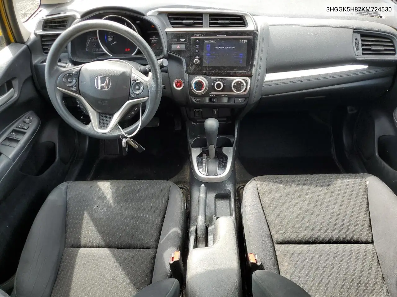 2016 Honda Fit Ex VIN: 3HGGK5H87KM724530 Lot: 64507615