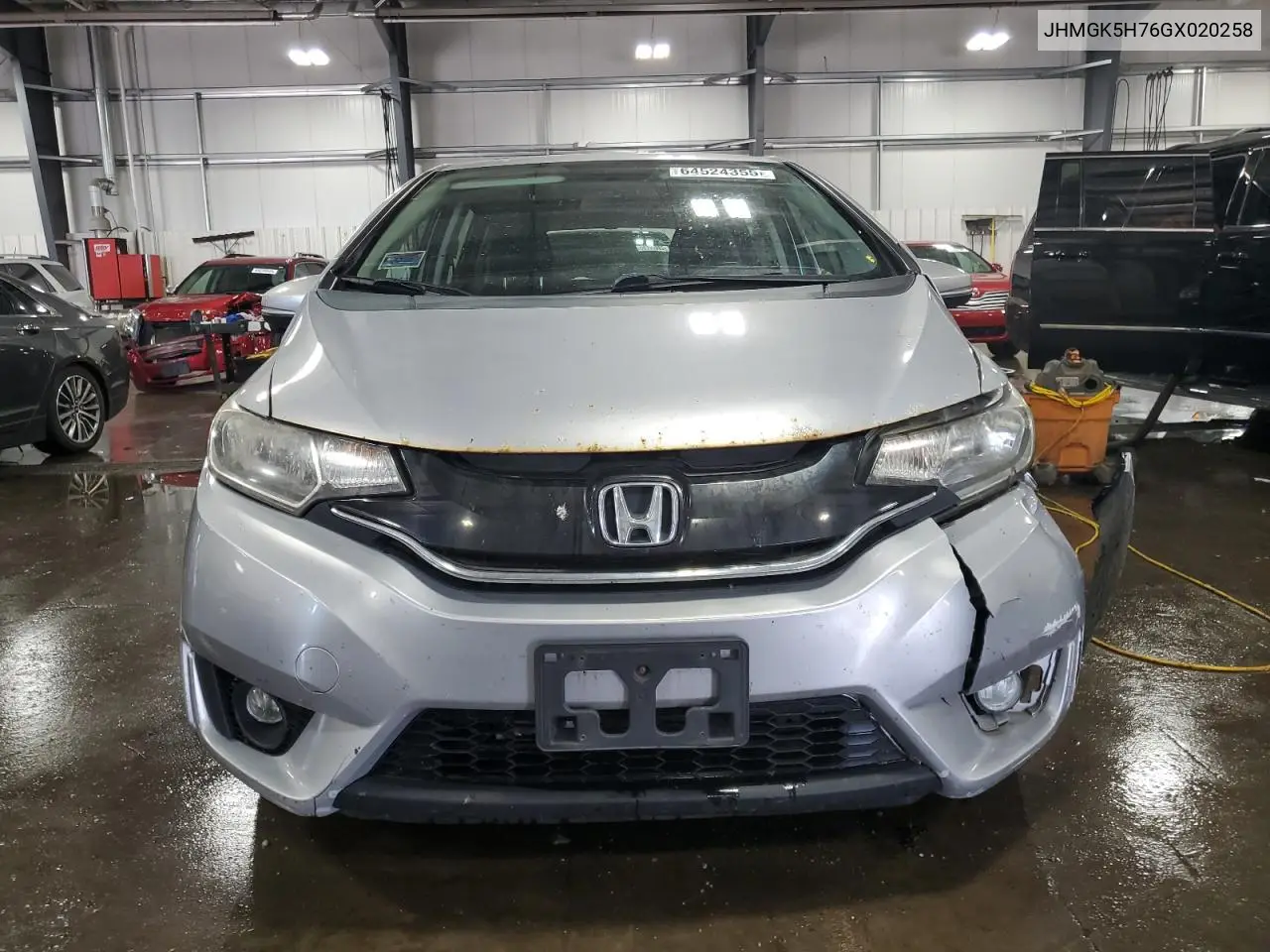 2016 Honda Fit Ex VIN: JHMGK5H76GX020258 Lot: 64524355