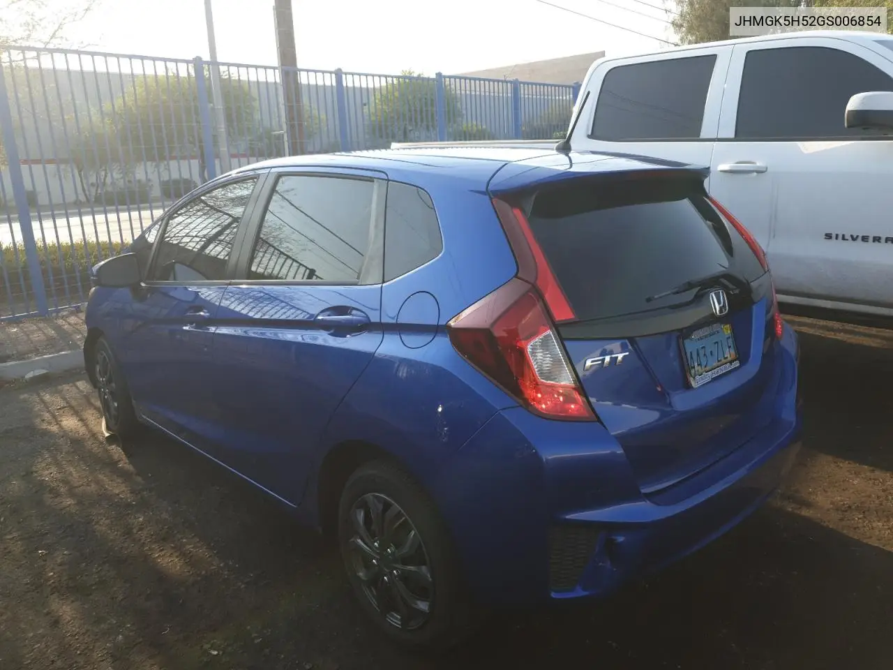 2016 Honda Fit Lx VIN: JHMGK5H52GS006854 Lot: 65292765