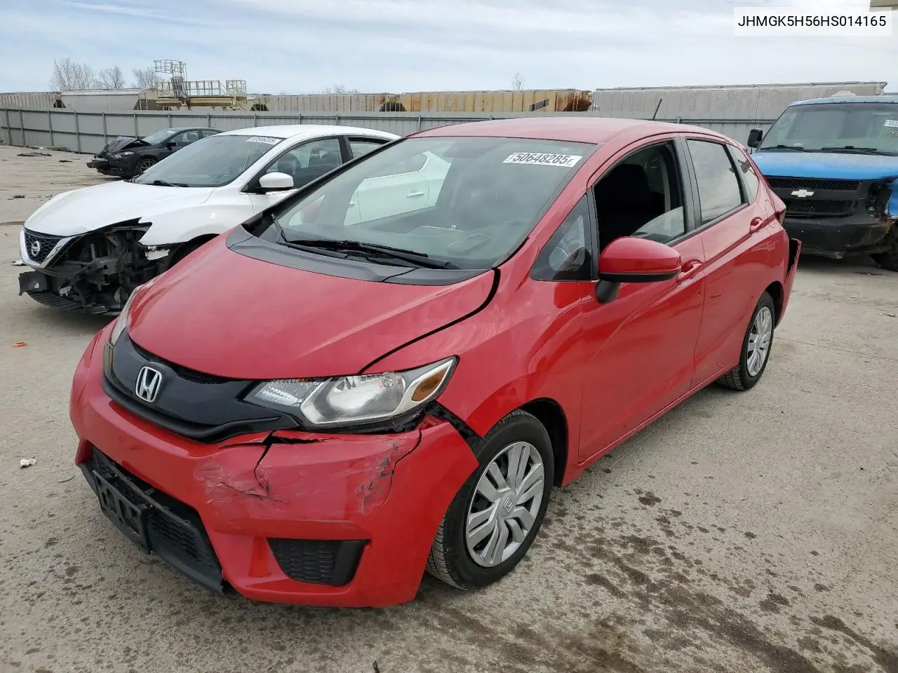 2017 Honda Fit Lx VIN: JHMGK5H56HS014165 Lot: 50648285