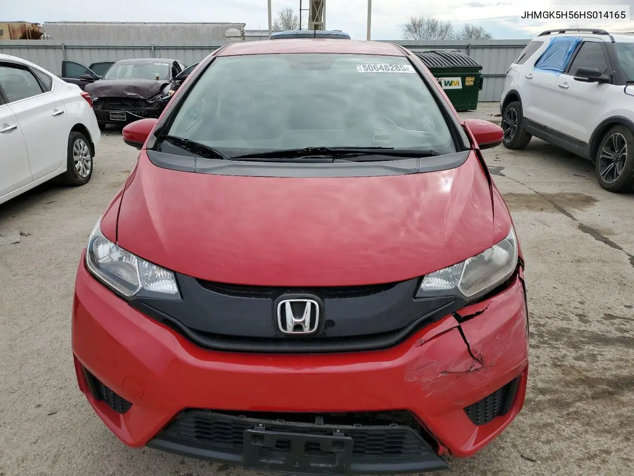 2017 Honda Fit Lx VIN: JHMGK5H56HS014165 Lot: 50648285