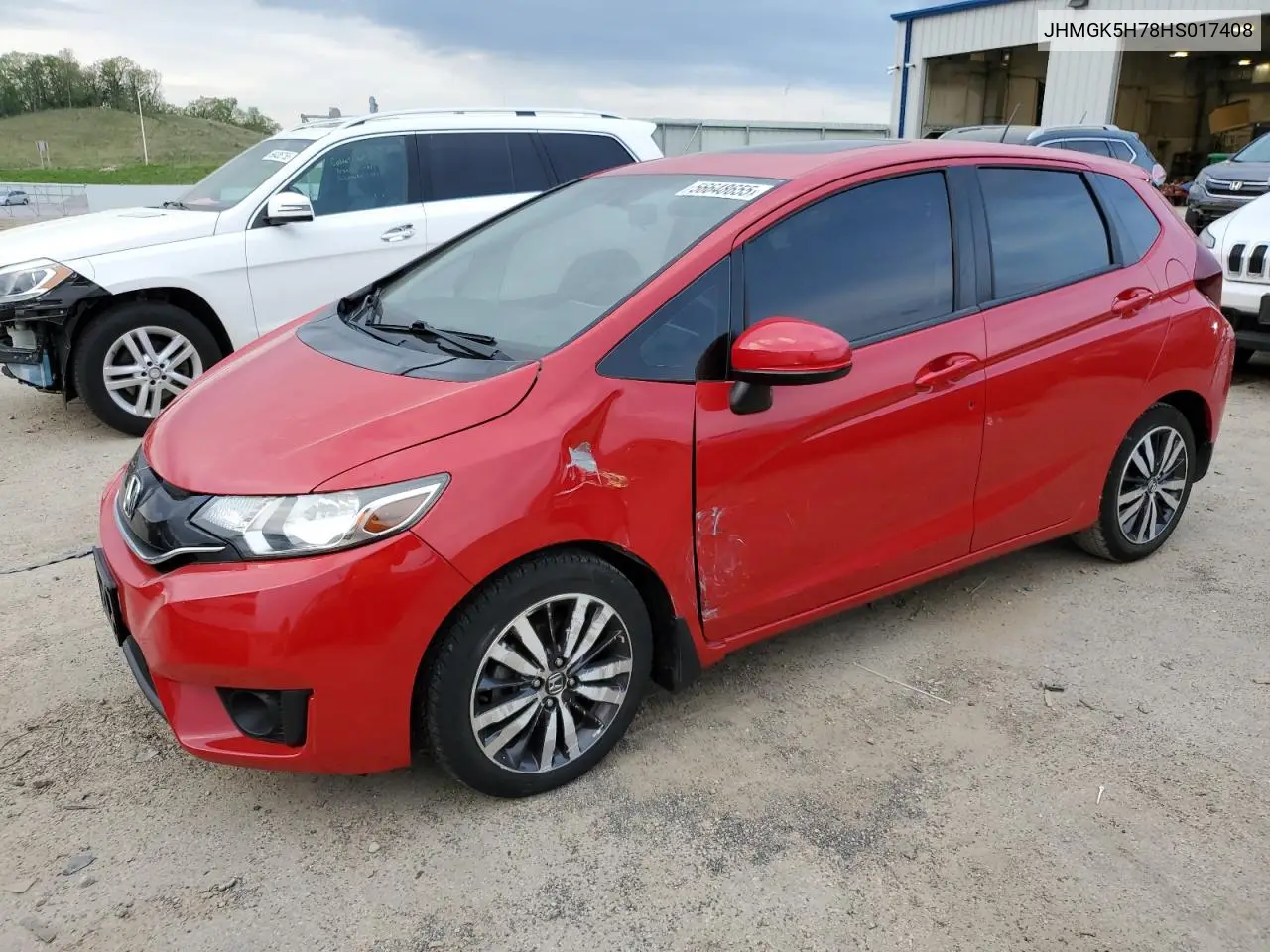 2017 Honda Fit Ex VIN: JHMGK5H78HS017408 Lot: 56648655