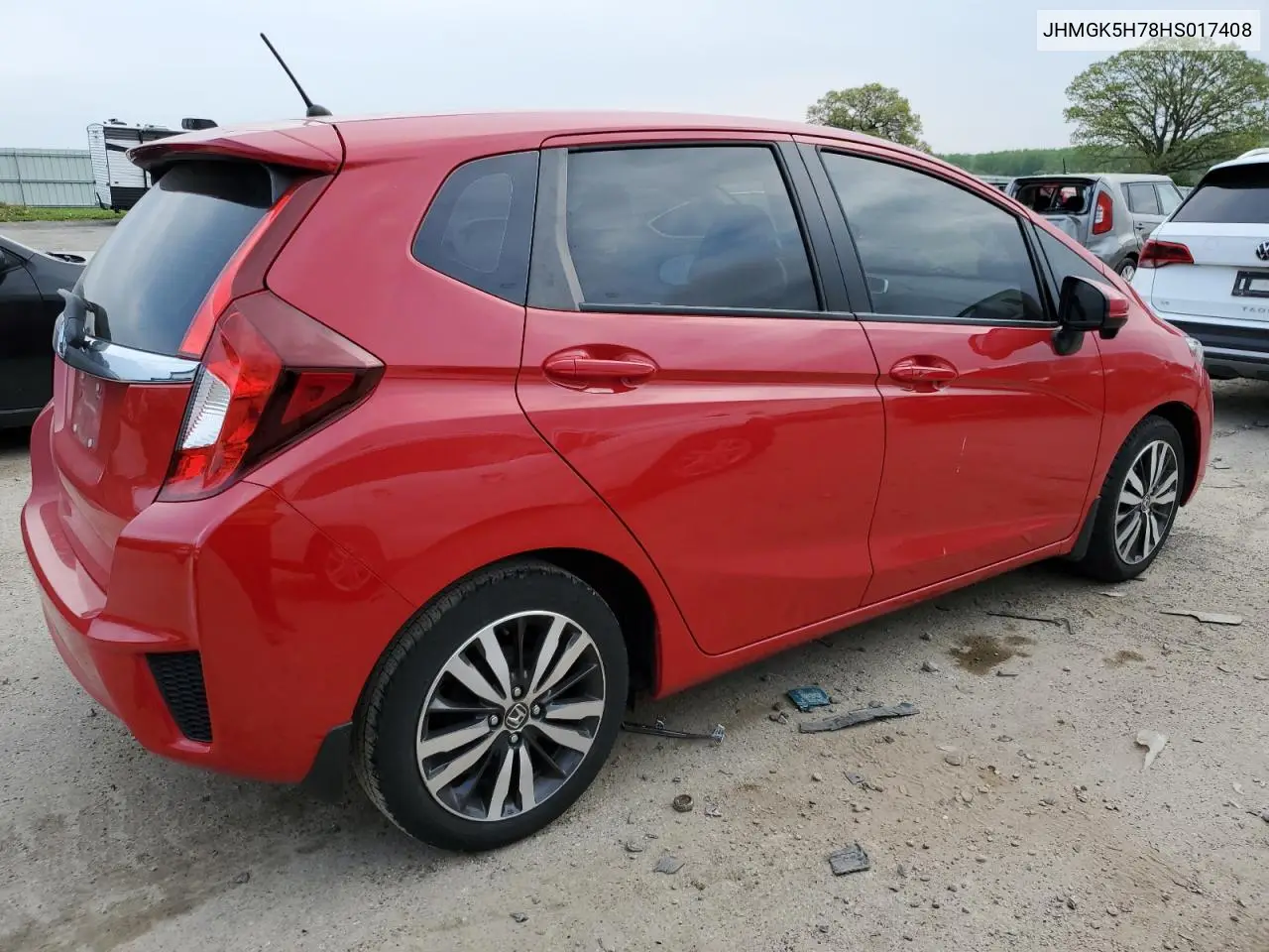 2017 Honda Fit Ex VIN: JHMGK5H78HS017408 Lot: 56648655