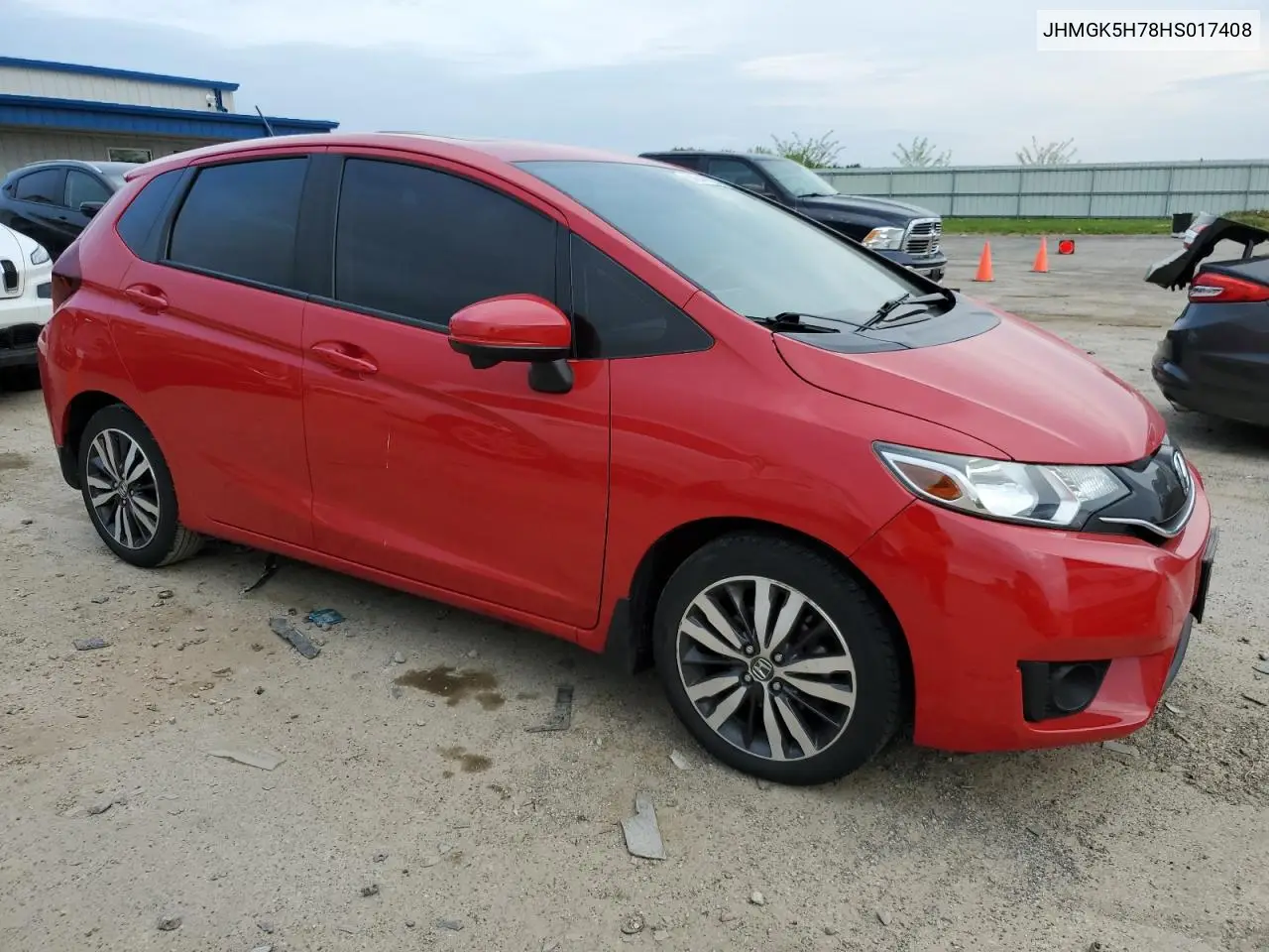 2017 Honda Fit Ex VIN: JHMGK5H78HS017408 Lot: 56648655