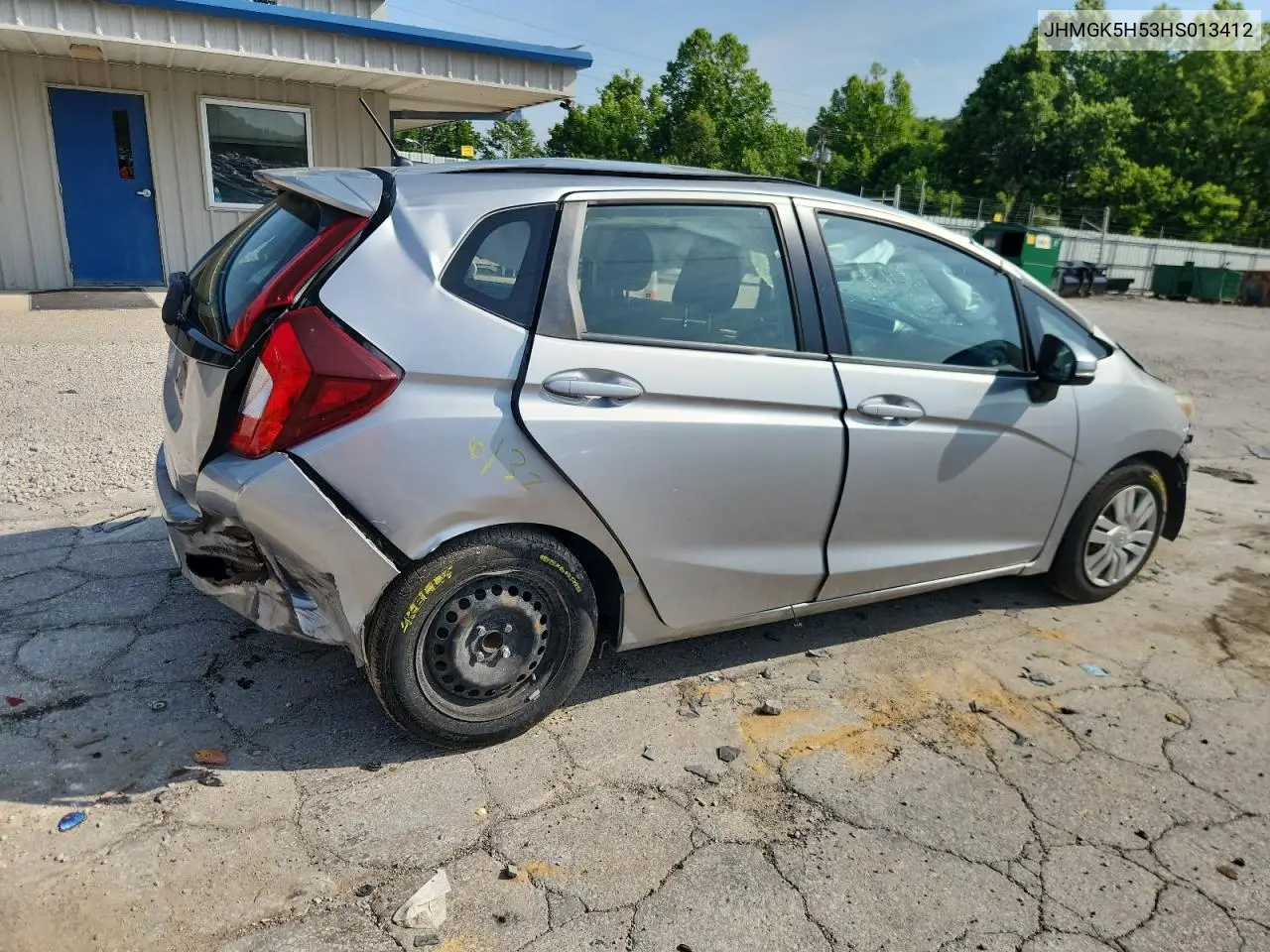 2017 Honda Fit Lx VIN: JHMGK5H53HS013412 Lot: 62238175