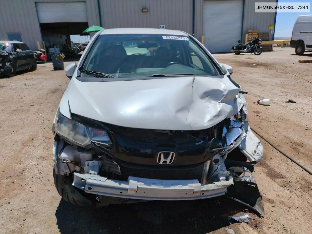 2017 Honda Fit Lx VIN: JHMGK5H5XHS017344 Lot: 62585875