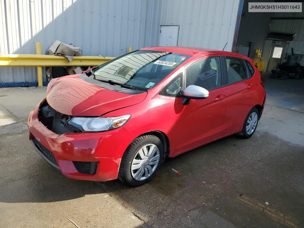 2017 Honda Fit Lx VIN: JHMGK5H51HS011643 Lot: 63824255