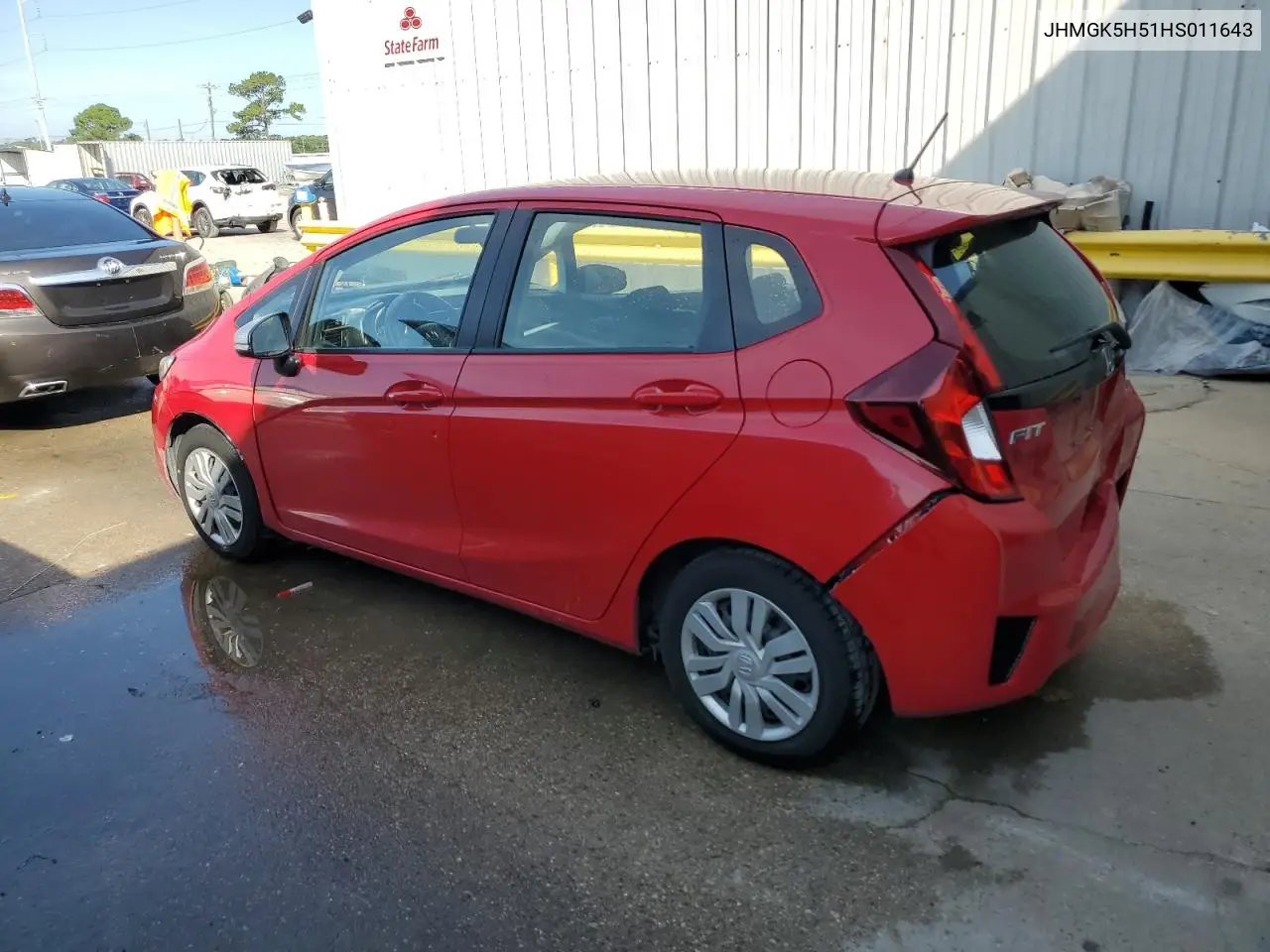 2017 Honda Fit Lx VIN: JHMGK5H51HS011643 Lot: 63824255
