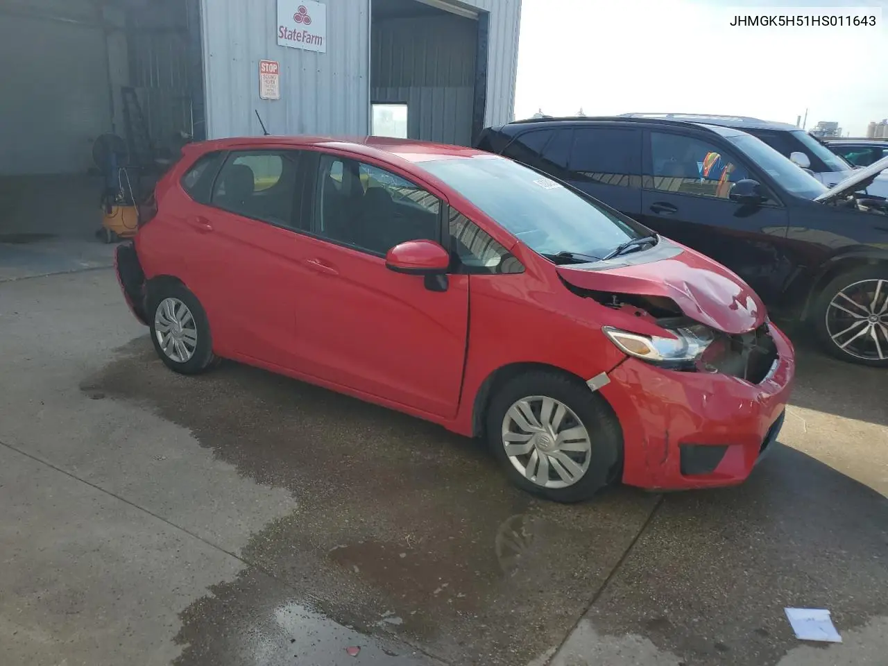 2017 Honda Fit Lx VIN: JHMGK5H51HS011643 Lot: 63824255