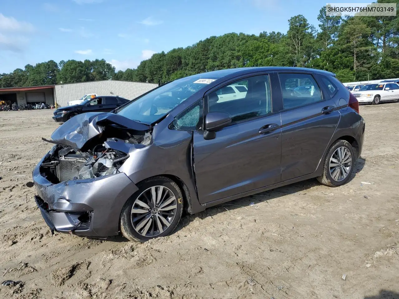 2017 Honda Fit Ex VIN: 3HGGK5H76HM703149 Lot: 63967125