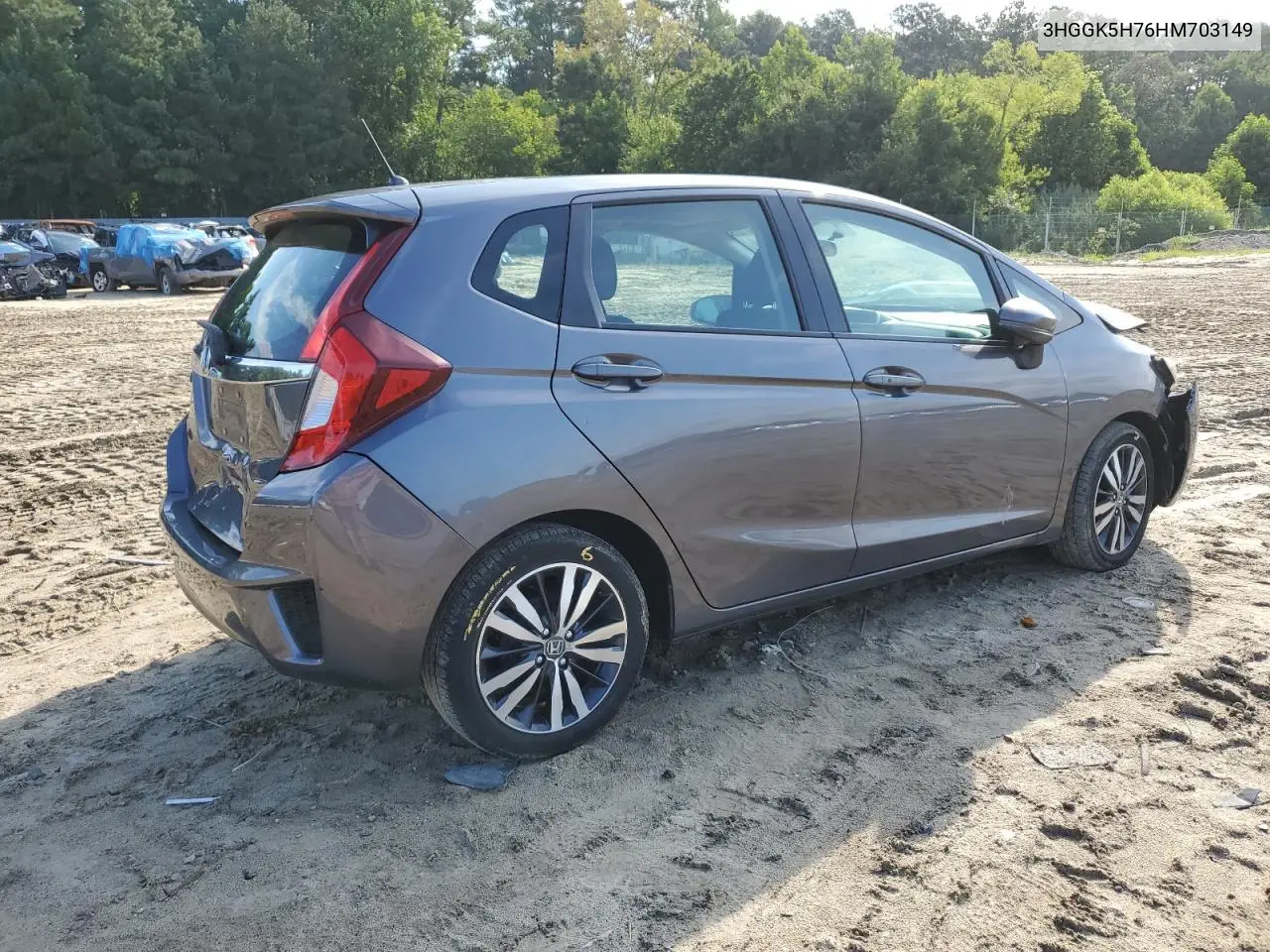 2017 Honda Fit Ex VIN: 3HGGK5H76HM703149 Lot: 63967125